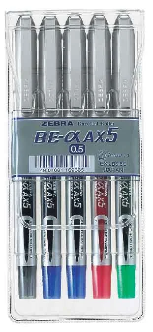 ZEBRA ROLLER KALEM AX5 0.5 SET 5 Lİ AX5-5C
