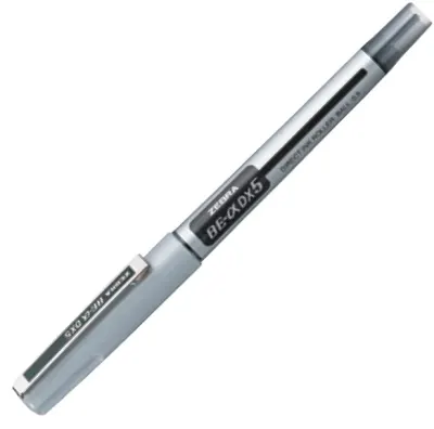 ZEBRA ROLLER KALEM İĞNE UÇLU DX5 0.5 SİYAH DX5-SYH