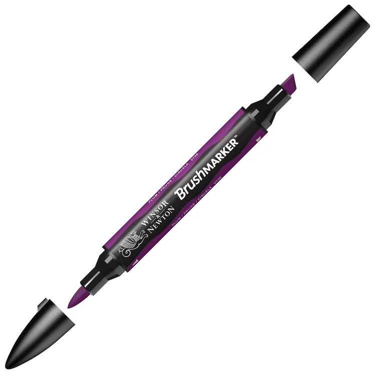 W&amp;N PROMARKER BRUSH KALEM PLUM 197 WN-0204197