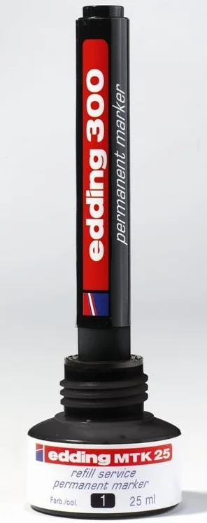EDDING PERMANENT MÜREKKEP 25 ML E-MTK25 KIRMIZI