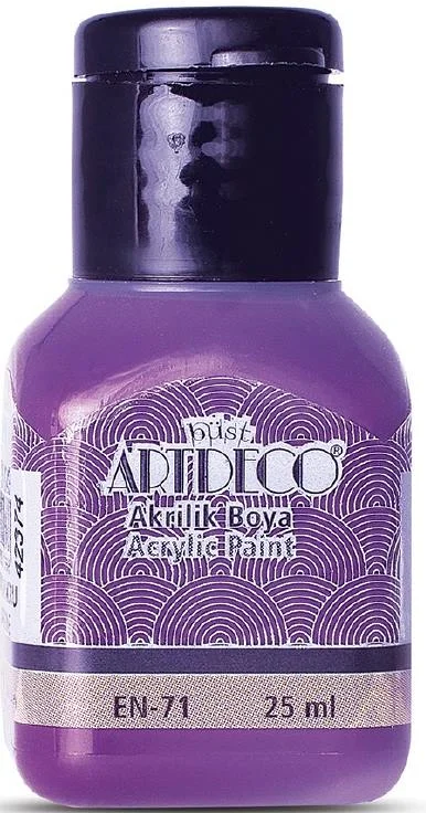 ARTDECO AKRİLİK BOYA 25 ML PATLICAN MORU Y-070A-3049
