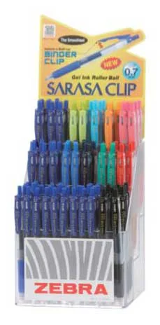 ZEBRA JEL KALEM SARASA CLIP 0.7 STAND 100 LÜ SRC-0.7-100DP-B