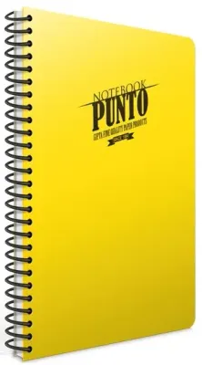 GIPTA DEFTER PUNTO A4 SPİRALLİ PP KAPAK 140 YP. ÇİZGİLİ 6540