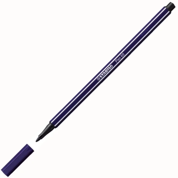 STABILO KEÇELİ KALEM PEN 68 KOYU MAVİ 68/22