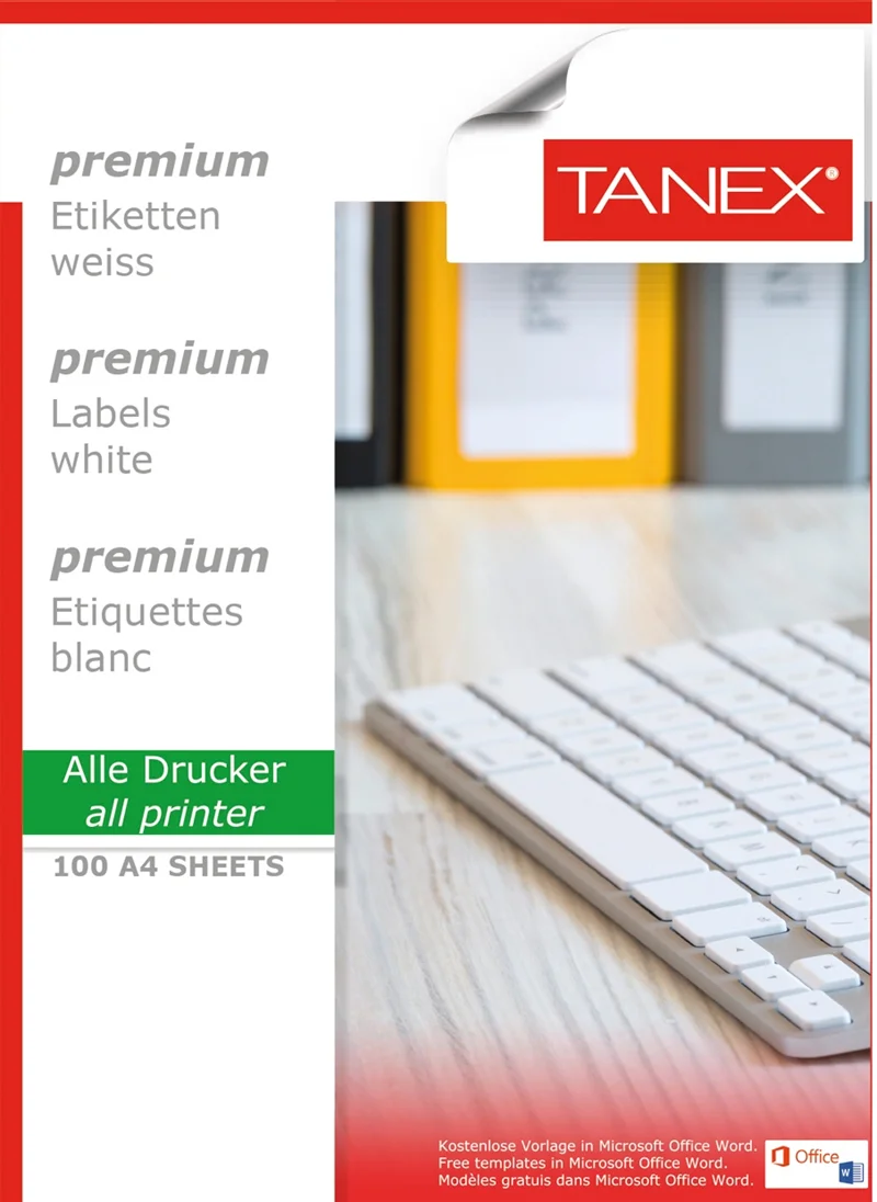 TANEX LASER ETİKET TW-2215 15 MM 100 LÜ