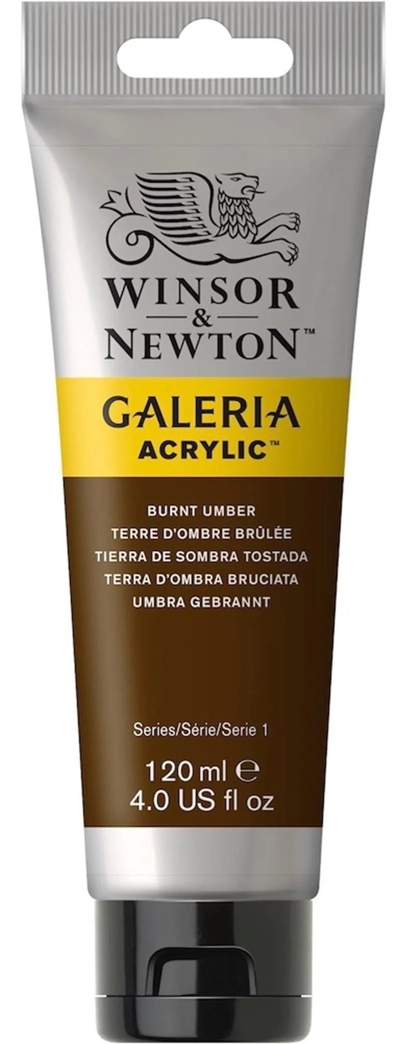 W&amp;N AKRİLİK BOYA GALERIA 120 ML BURNT UMBER 76 WN-2131076