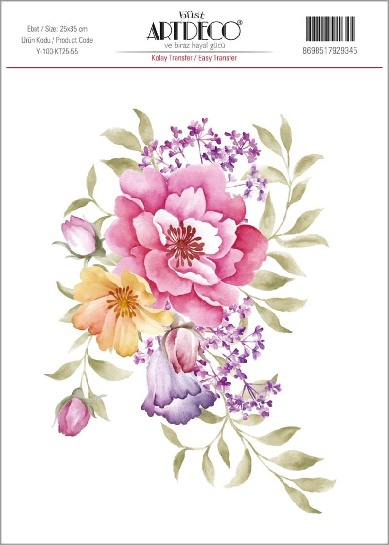ARTDECO KOLAY TRANSFER 25x35 CM NO:55 Y-100-KT25-55