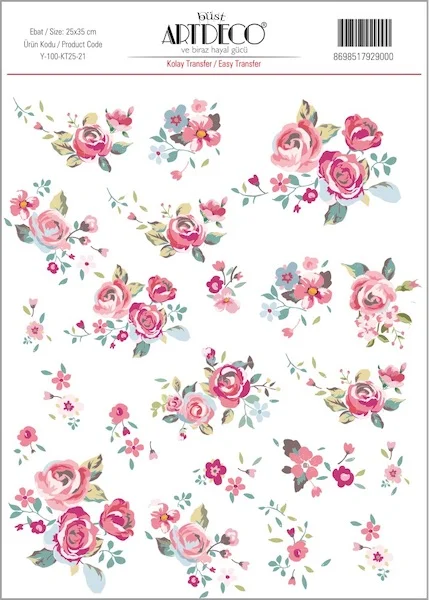 ARTDECO KOLAY TRANSFER 25x35 CM NO:21 Y-100-KT25-21