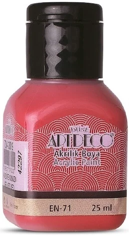ARTDECO AKRİLİK BOYA 25 ML KADİFE KIRMIZI Y-070A-3019