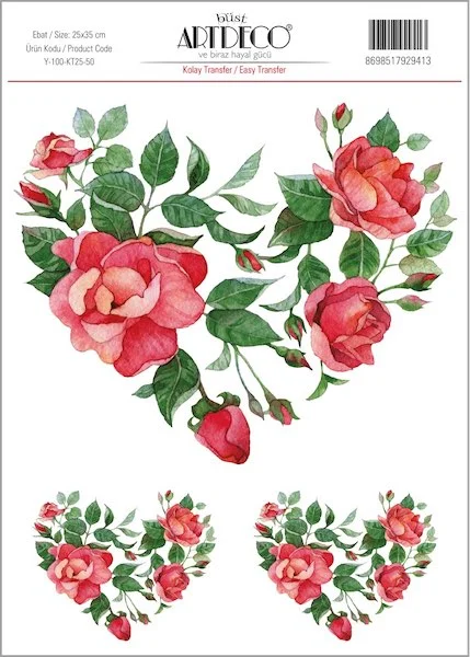 ARTDECO KOLAY TRANSFER 25x35 CM NO:50 Y-100-KT25-50