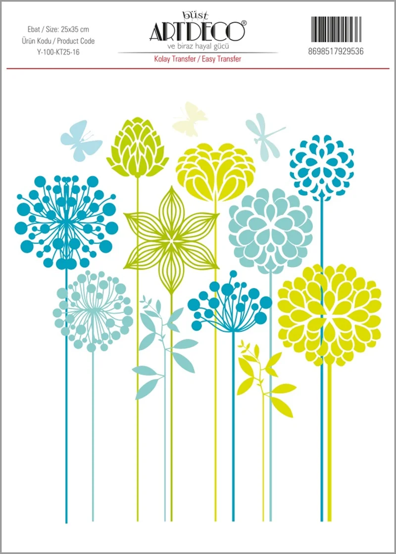 ARTDECO KOLAY TRANSFER 25x35 CM NO:16 Y-100-KT25-16