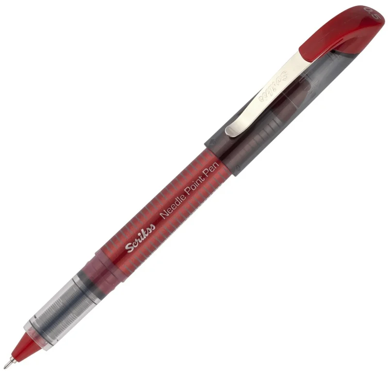 SCRIKSS OFFICE ROLLER KALEM NP-68 İĞNE UÇ 0.5 KIRMIZI 12 Lİ KUTU