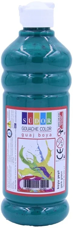 SÜDOR GUAJ BOYA 500 ML K.YEŞİL SD509-11