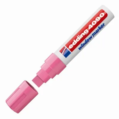 EDDING CAM KALEMİ E-4090 FOSFORLU PEMBE