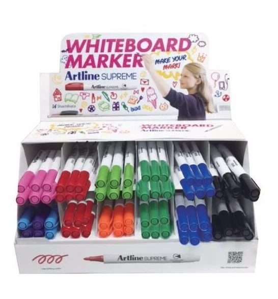 ARTLINE STAND SUPREME WHITE BOARD MARKER DELA SET (72 ADET) A-AMM-EPF507.6D