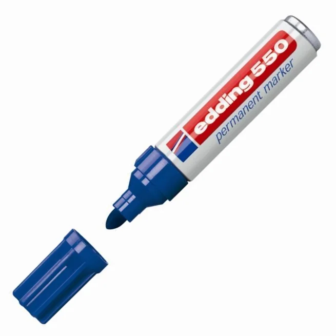 EDDING PERMANENT MARKÖR E-550 MAVİ