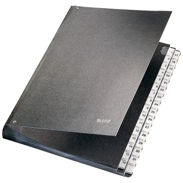 LEITZ EVRAK DÜZENLEYİCİ DOSYA 1-31 L-5931 SİYAH