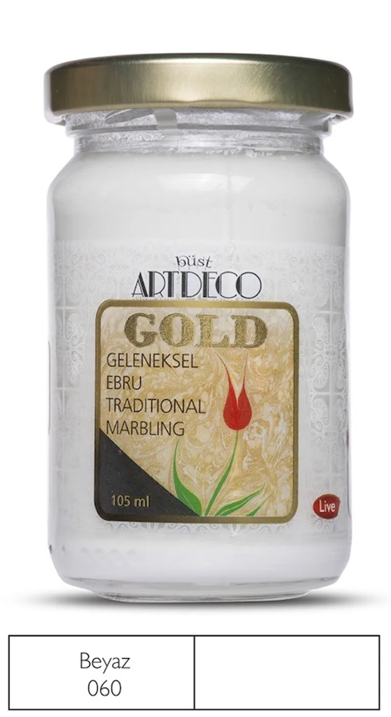 ARTDECO EBRU BOYASI GOLD 105 ML BEYAZ Y-018D-060