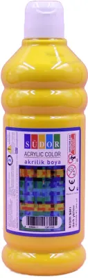 SÜDOR AKRİLİK BOYA 500 ML KROM SARI SD1009-02