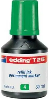 EDDING PERMANENT MÜREKKEP 30 ML E-T25 YEŞİL