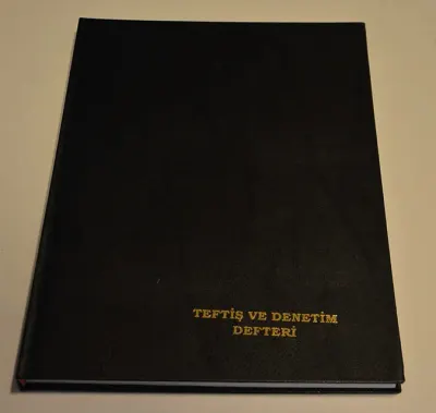 DİLMAN TEFTİŞ VE DENETİM DEFTERİ CİLTLİ 22.5x32 96 YP 5361 (Best)