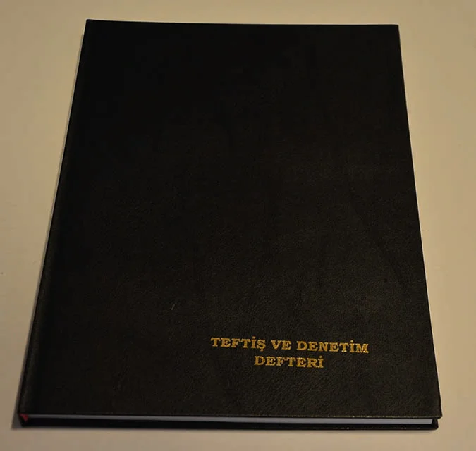 DİLMAN TEFTİŞ VE DENETİM DEFTERİ CİLTLİ 22.5x32 96 YP 5361