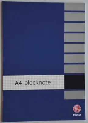 DİLMAN BLOKNOT DİKİŞLİ A4 40 YP KARELİ 2101