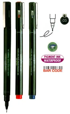 UNİ DRAWING PEN PIN03-200 0.3 KIRMIZI