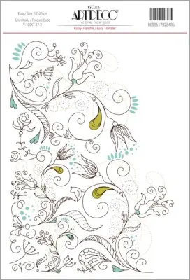 ARTDECO KOLAY TRANSFER 17x25 CM NO:02 Y-100-KT17-2