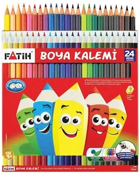 FATİH KURU BOYA 24 RENK TAM BOY FA33225KB24RTB