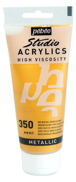 PEBEO AKRİLİK BOYA STUDIO 100 ML 832*350 IRIDESCENT PRECIOUS ALTIN