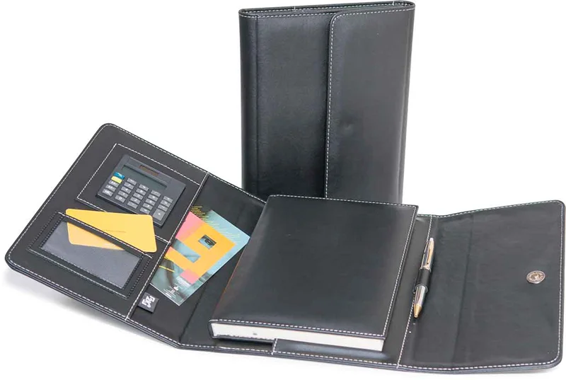 2K ORG.DİPLOMAT 17X24 S. DERİ SİYAH ÇİZGİLİ 4510