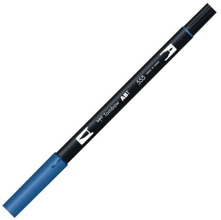 TOMBOW AB-T DUAL BRUSH PEN GRAFİK KALEMİ ULTRAMARINE (555) T-AB-T 555