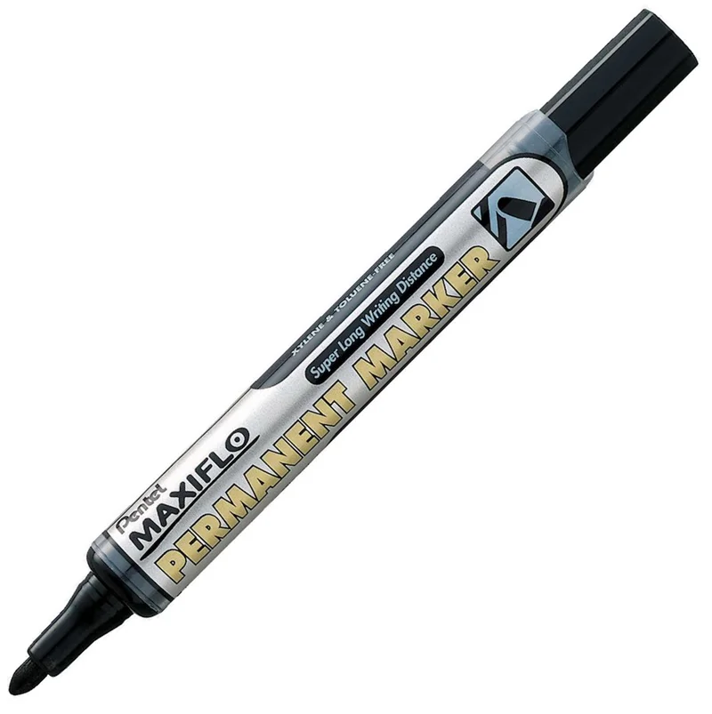 PENTEL PERMANENT MARKÖR NLF50 YUVARLAK UÇ SİYAH Y NLF50-A