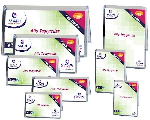 MAPİ AFİŞ TAŞIYICI V TİPİ YATAY 120X70 534 25 15