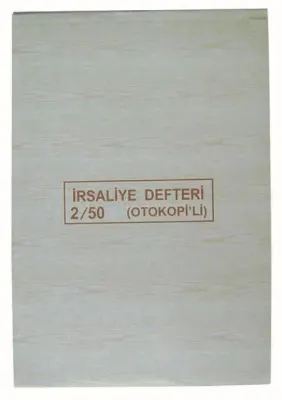 DİLMAN İRSALİYE DEFTERİ 2/50 2 NÜSHA 4114