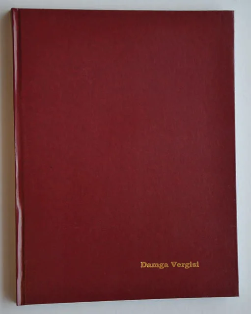 PASİF DİLMAN DAMGA VERGİSİ DEFTERİ CİLTLİ 22.5x32  96 YP NUMARALI 5398