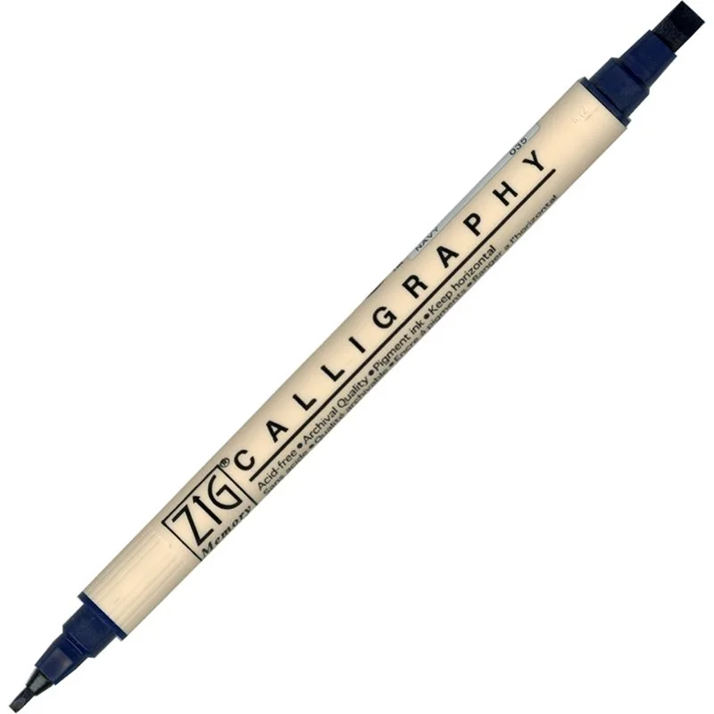 PASİF ZIG KALİGRAFİ KALEMİ MS-3400 035 NAVY