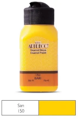 ARTDECO ENAMEL BOYA 75 ML SARI Y-130I-150