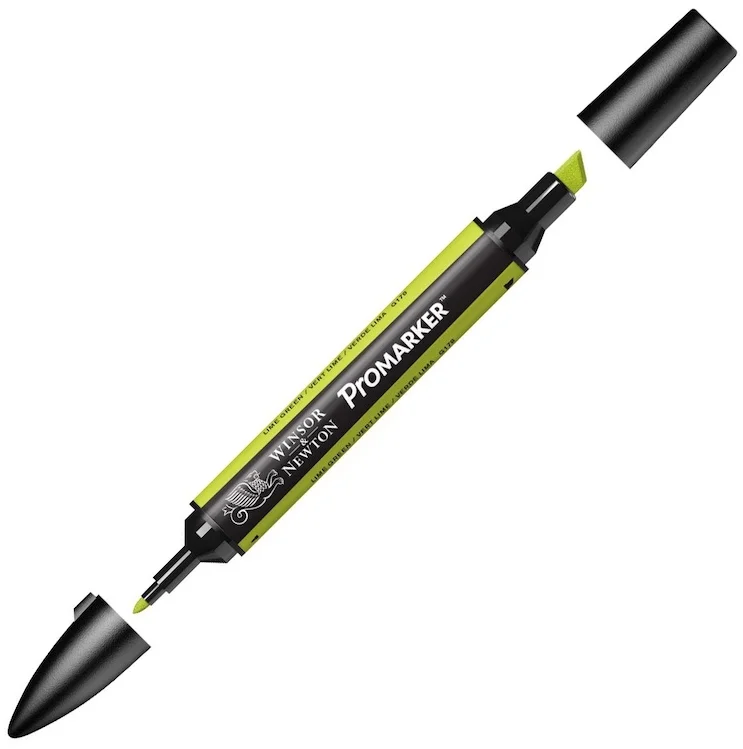 W&amp;N PROMARKER KALEM LIME GREEN 071 (G178) WN-0203071