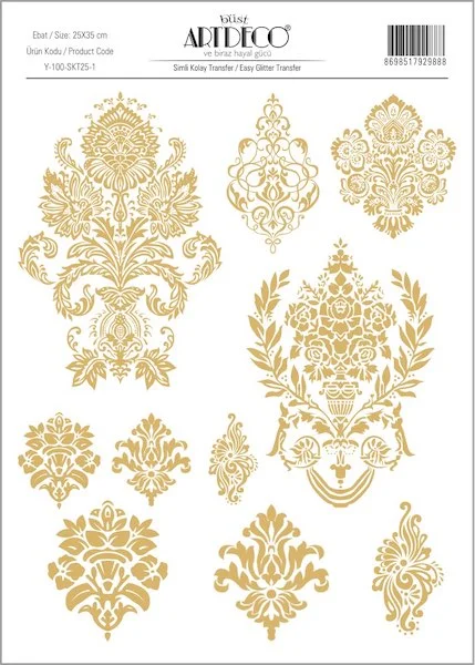 ARTDECO KOLAY TRANSFER SİMLİ 25x35 NO:1 Y-100SKT25-1