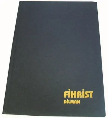 DİLMAN FİHRİST CİLTLİ SERT KAPAK 14x20 24 YP 14 BASAMAK 1006