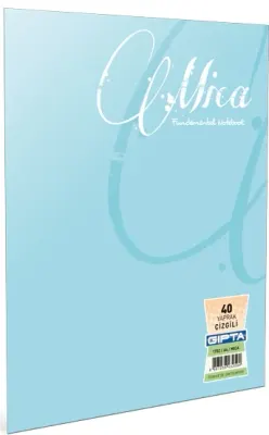 GIPTA DEFTER MICA A4 TEL DİKİŞLİ PP KAPAK 100 YP. DÜZ 2973