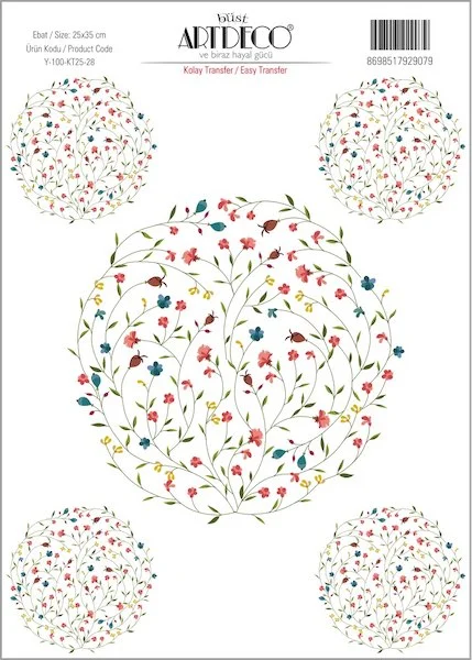 ARTDECO KOLAY TRANSFER 25x35 CM NO:28 Y-100-KT25-28