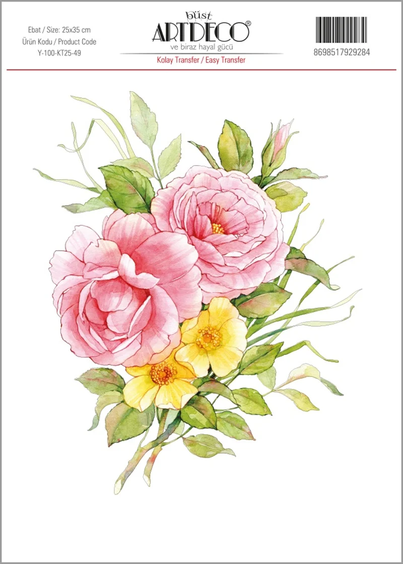 ARTDECO KOLAY TRANSFER 25x35 CM NO:49 Y-100-KT25-49