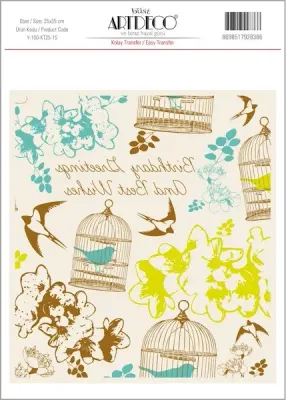 ARTDECO KOLAY TRANSFER 25x35 CM NO:15 Y-100-KT25-15