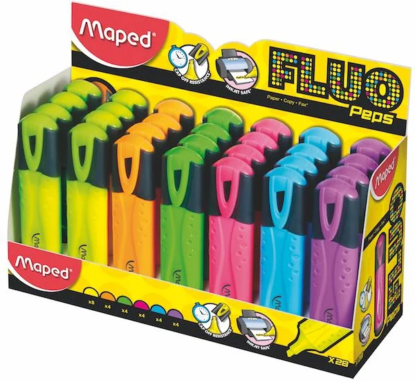 MAPED FOSFORLU KALEM FLUO PEP'S MONO 24LÜ 742537