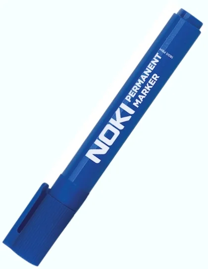 NOKİ PERMANENT MARKER YUVARLAK UÇ MAVİ 1800PBM