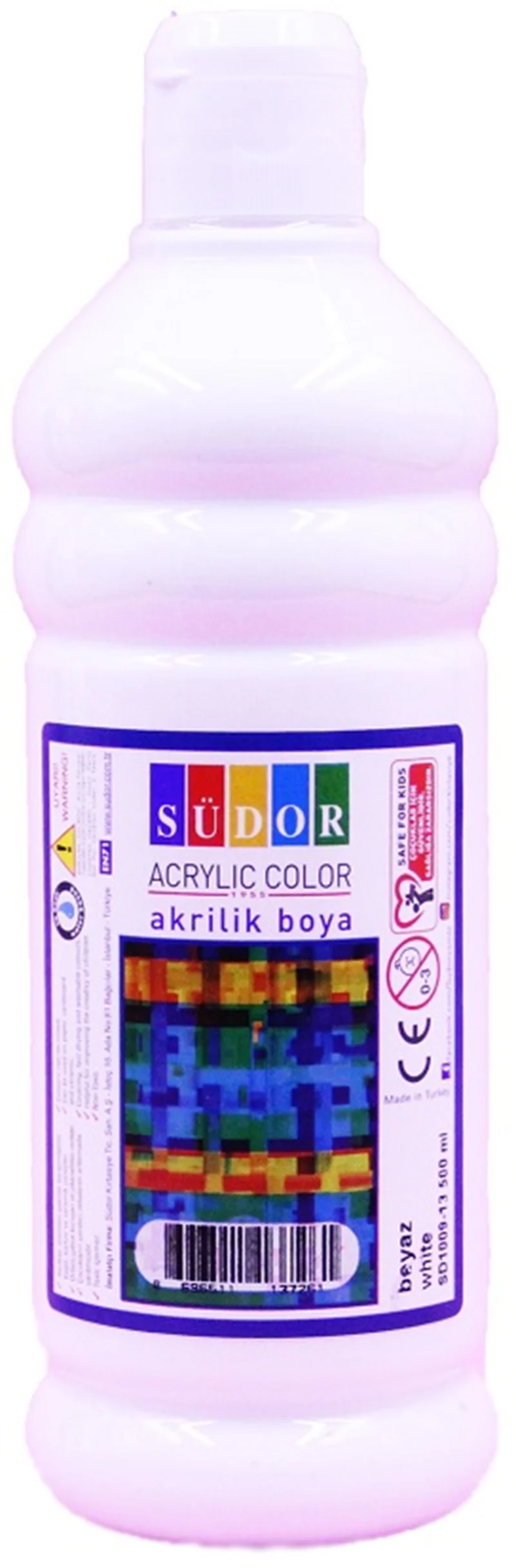 SÜDOR AKRİLİK BOYA 500 ML BEYAZ SD1009-13