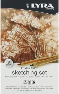 LYRA KURŞUN KALEM DERECELİ REMBRANDT SKETCHING 11 Lİ METAL KUTU L2051110